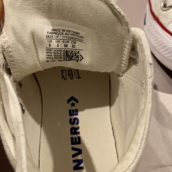 White converse Madison Mid US 5 - Picture 6 of 9